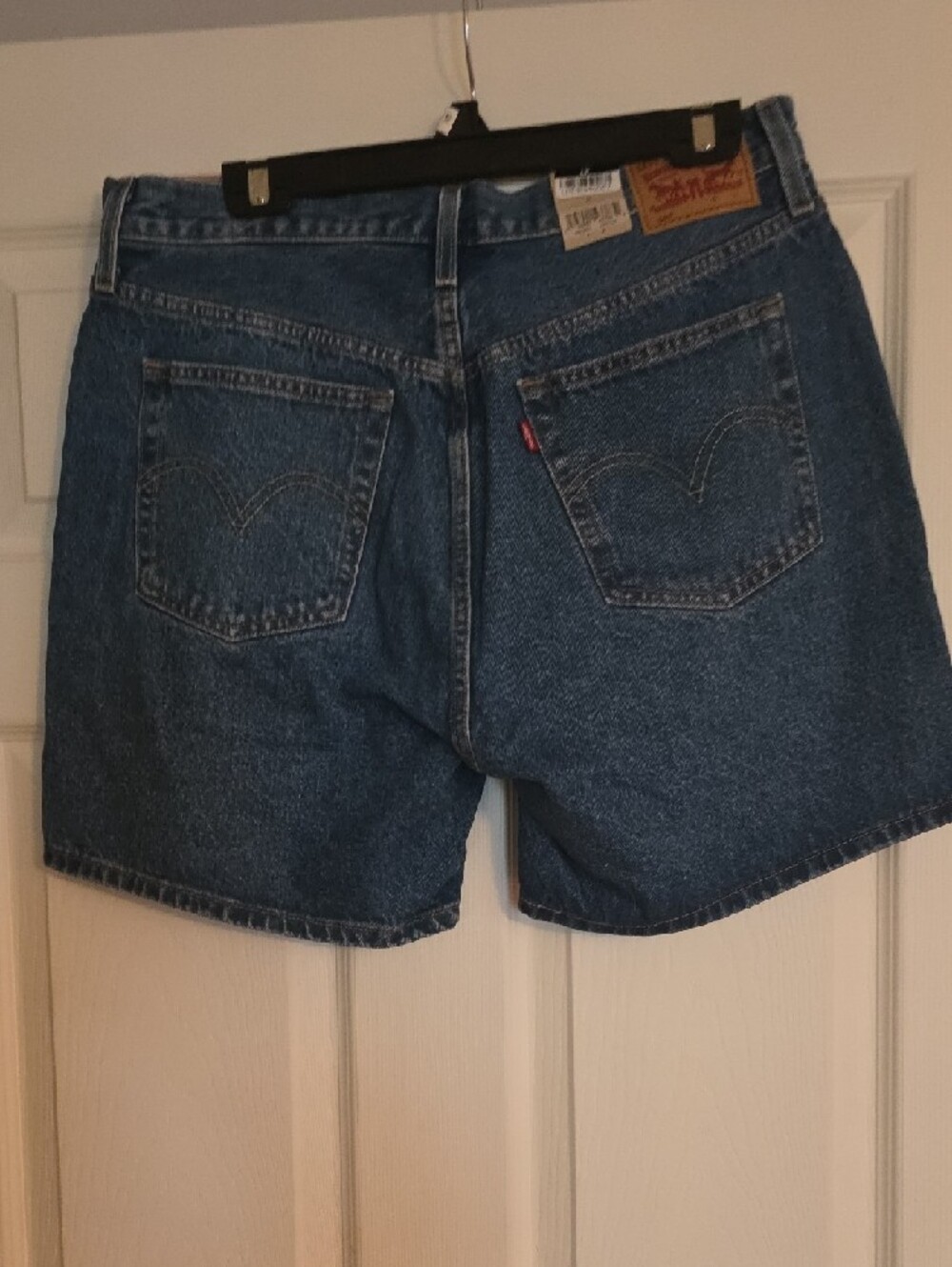 Levi's Blue Denim 501 Women’s Jean Shorts 32 - Picture 4 of 7